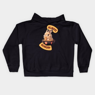 Always Hungry Bunny Kids Hoodie